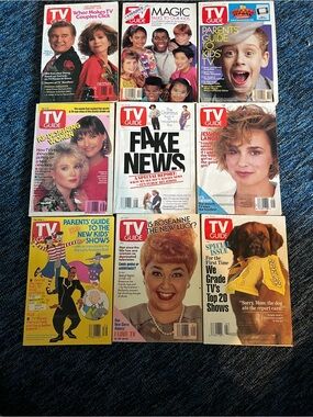 1991-92 Vintage TV Guide Magazine Lot